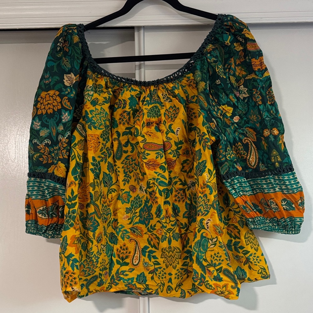 Farm for Anthropologie Multicolor Floral Blouse - Picture 8 of 8